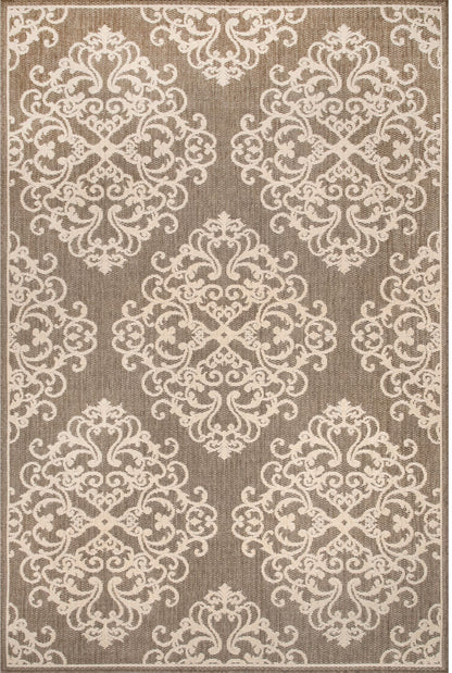 Nuloom Jazmine Coronated Trellis Nja2873A Beige Area Rug