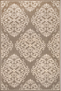 Nuloom Jazmine Coronated Trellis Nja2873A Beige Area Rug