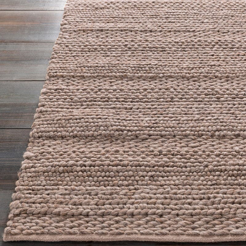 Surya Tahoe Tah-3705 Camel, Charcoal, Cream Solid Color Area Rug