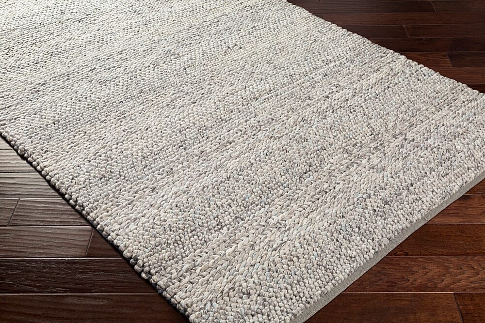 Surya Tahoe Tah-3710 Silver Gray, Pale Blue, Medium Gray Area Rug