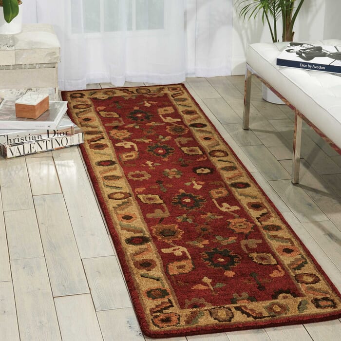 Nourison Tahoe Ta08 Red Area Rug