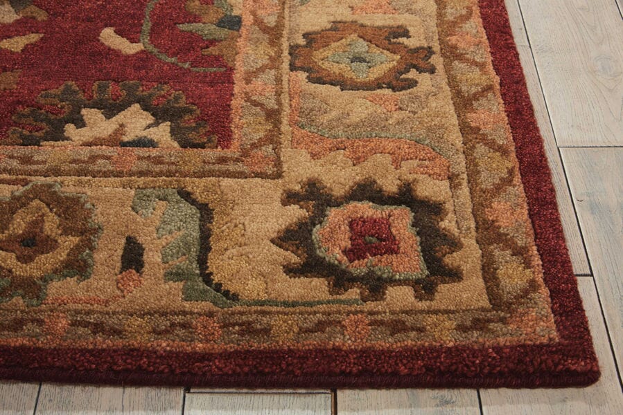 Nourison Tahoe Ta08 Red Area Rug