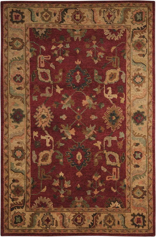 Nourison Tahoe Ta08 Red Area Rug