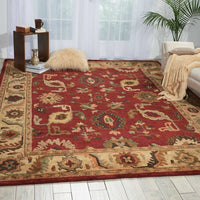 Nourison Tahoe Ta08 Red Area Rug