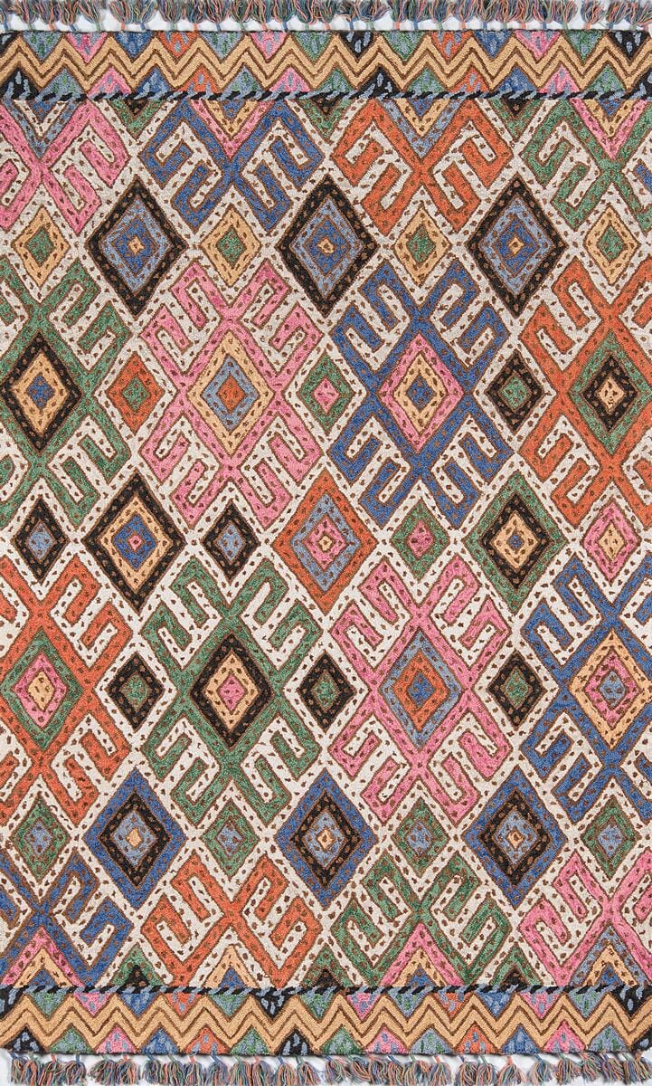 Momeni Tahoe Ta-01 Multi Southwestern Area Rug