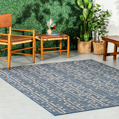 Nuloom Brandy Transitional Celtic Nbr1810B Blue Area Rug