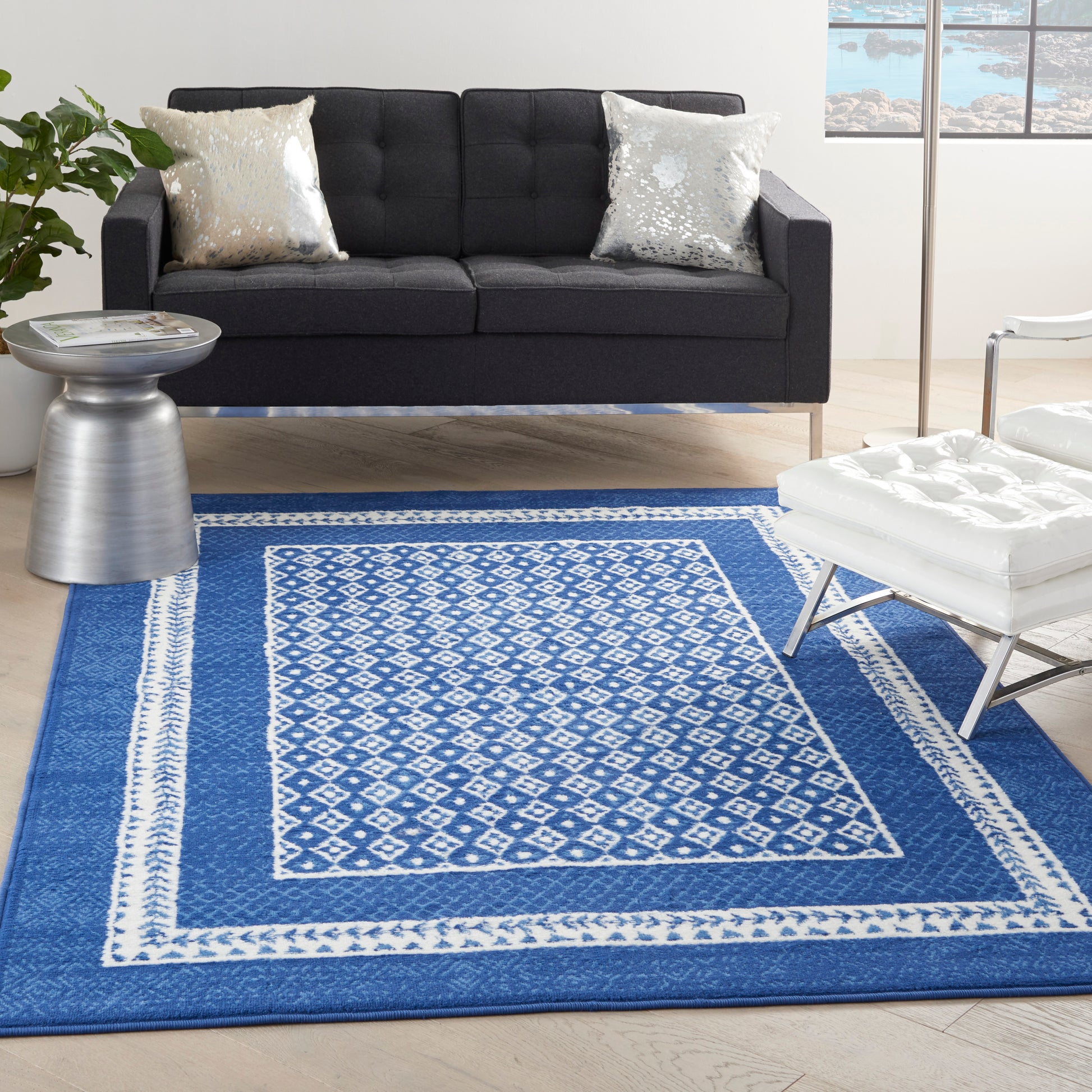 Nourison Whimsicle Whs13 Navy Area Rug