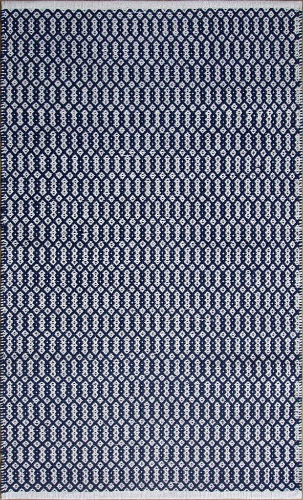 Chandra Tanya Tan-45931 Navy / White Area Rug