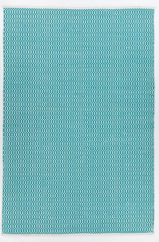 Chandra Tanya Tan-45932 Teal / White Area Rug