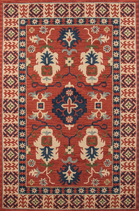 Momeni Tangier Tan-3 Red Area Rug