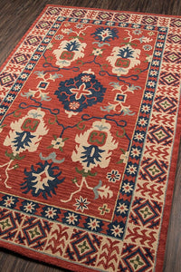 Momeni Tangier Tan-3 Red Area Rug