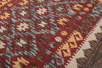 Momeni Tangier Tan-7 Red Southwestern Area Rug