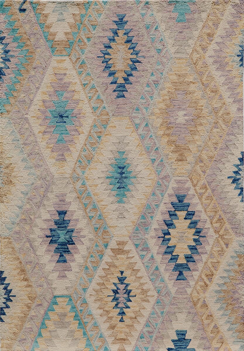 Momeni Tangier Tan16 Multi Southwestern Area Rug