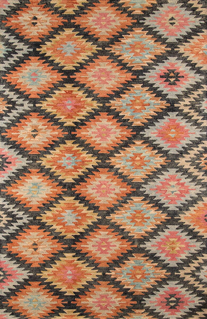 Momeni Tangier Tan19 Black Southwestern Area Rug