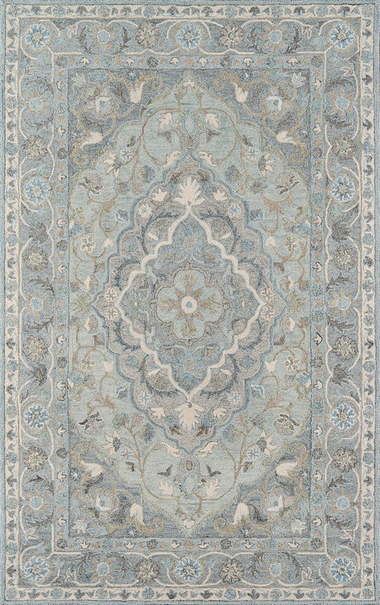 Momeni Tangier Tan33 Blue Vintage / Distressed Area Rug