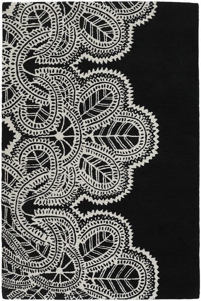 Chandra Taru tar18700 Black Area Rug