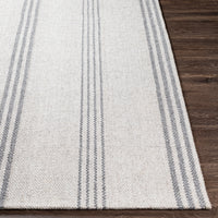 Surya Tartan Tar-2300 Ivory, Light Gray, Medium Gray Area Rug