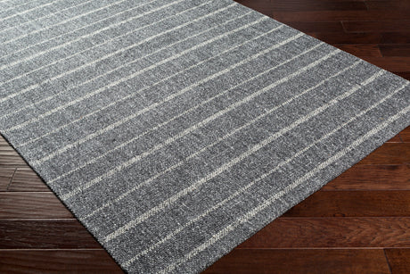 Surya Tartan Tar-2301 Charcoal, Ivory, Medium Gray Rugs.