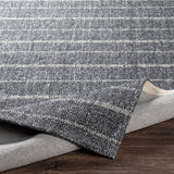Surya Tartan Tar-2301 Charcoal, Ivory, Medium Gray Rugs.