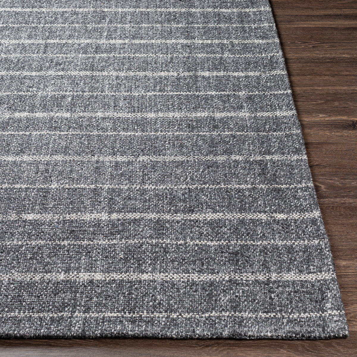 Surya Tartan Tar-2301 Charcoal, Ivory, Medium Gray Rugs.