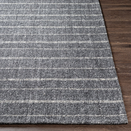 Surya Tartan Tar-2301 Charcoal, Ivory, Medium Gray Rugs.