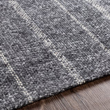 Surya Tartan Tar-2301 Charcoal, Ivory, Medium Gray Rugs.