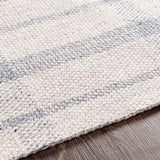 Surya Tartan Tar-2302 Ivory, Light Gray, Medium Gray Rugs.