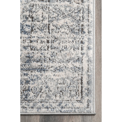 Nuloom Jayla Barbed Iris Nja2355A Blue Area Rug