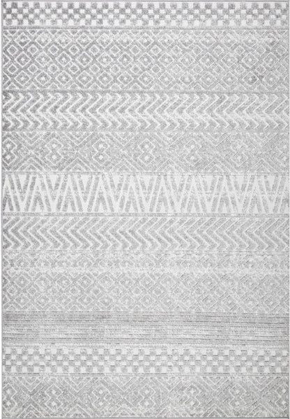 Nuloom Kamryn Tribal Nka1553B Gray Area Rug