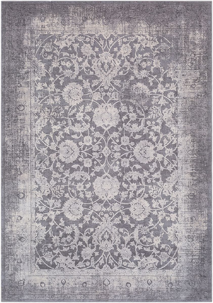 Surya Tibetan Tbt-2309 Medium Gray, Ivory, Taupe, Charcoal Vintage / Distressed Area Rug