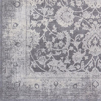 Surya Tibetan Tbt-2309 Medium Gray, Ivory, Taupe, Charcoal Vintage / Distressed Area Rug