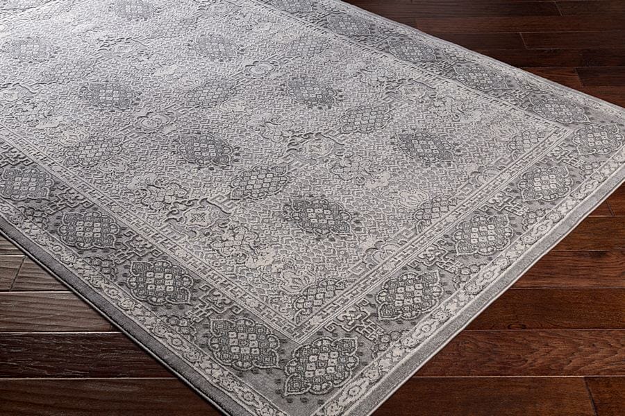 Surya Tibetan Tbt-2311 Taupe, Medium Gray, Ivory Vintage / Distressed Area Rug