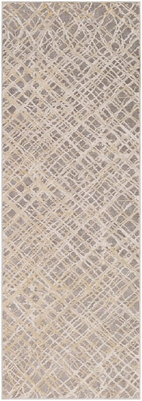 Surya Tibetan Tbt-2316 Charcoal, Taupe, Khaki, Medium Gray Geometric Area Rug