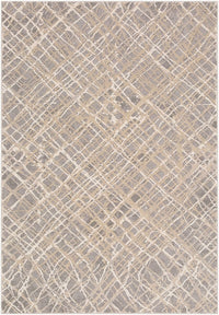 Surya Tibetan Tbt-2316 Charcoal, Taupe, Khaki, Medium Gray Geometric Area Rug