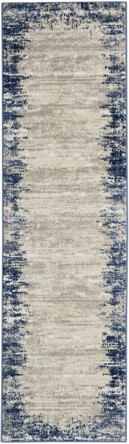 Nourison Cyrus Cyr04 Ivory/Navy Area Rug