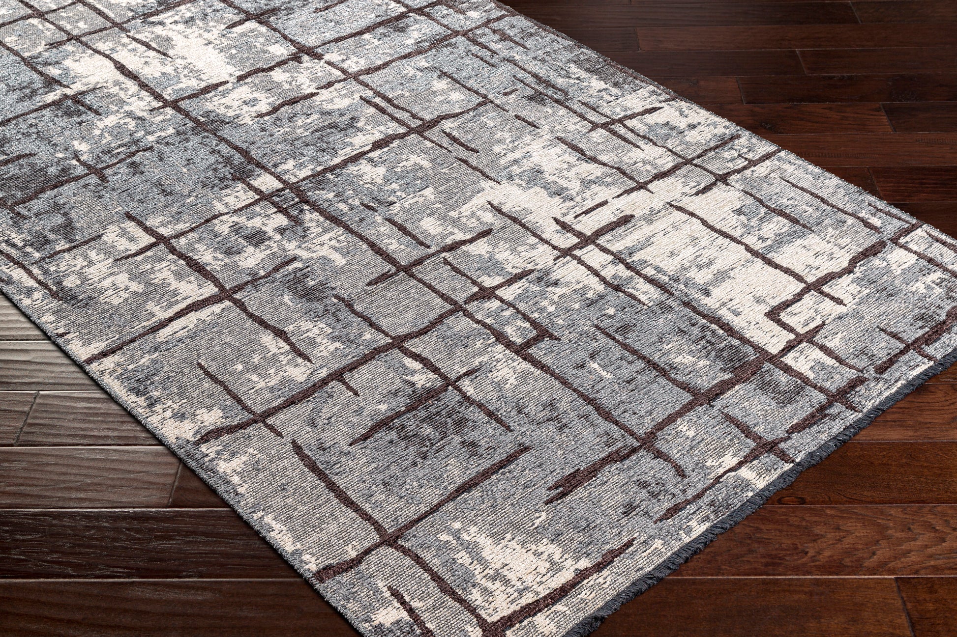 Surya Toscana Tcn-2300 Slate, Charcoal Area Rug