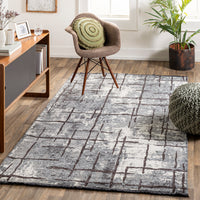 Surya Toscana Tcn-2300 Slate, Charcoal Area Rug