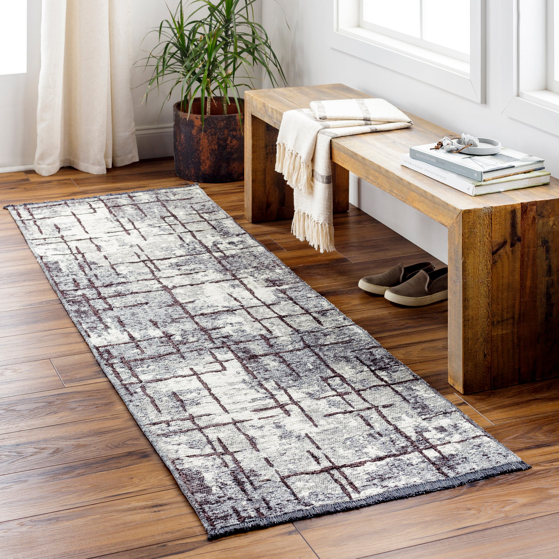 Surya Toscana Tcn-2300 Slate, Charcoal Area Rug