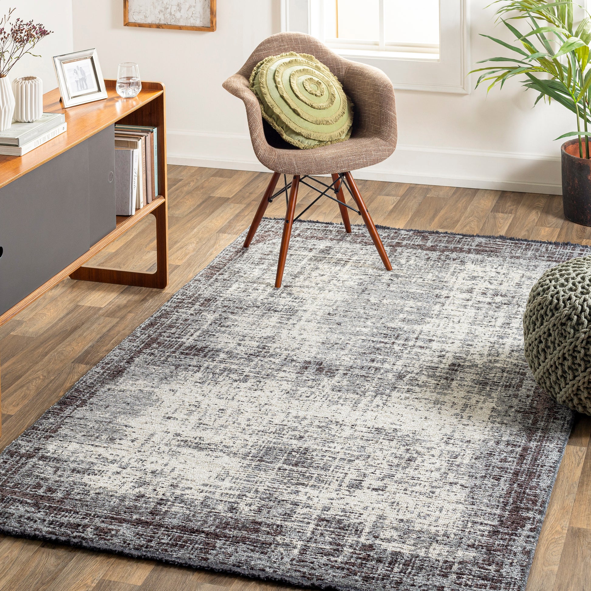 Surya Toscana Tcn-2303 Slate, Charcoal Area Rug