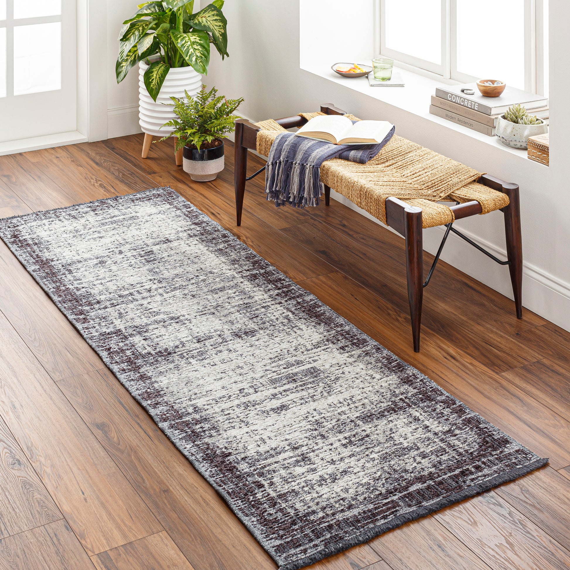 Surya Toscana Tcn-2303 Slate, Charcoal Area Rug