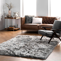 Nuloom Latonia Silken Nla2575C Silver Area Rug