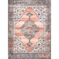 AreaRugs.com Wavaj Nwa1042C Peach Area Rug