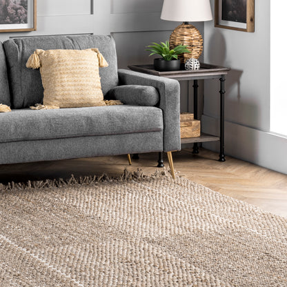 Nuloom Stassi Farmhouse Natural Nst1614A Natural Area Rug