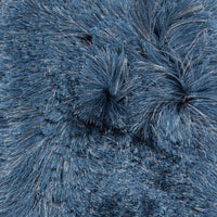 Chandra Teagan Tea-44803 Blue Shag Area Rug
