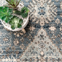 Nuloom Vintage Melani Nvi2158A Light Blue Area Rug