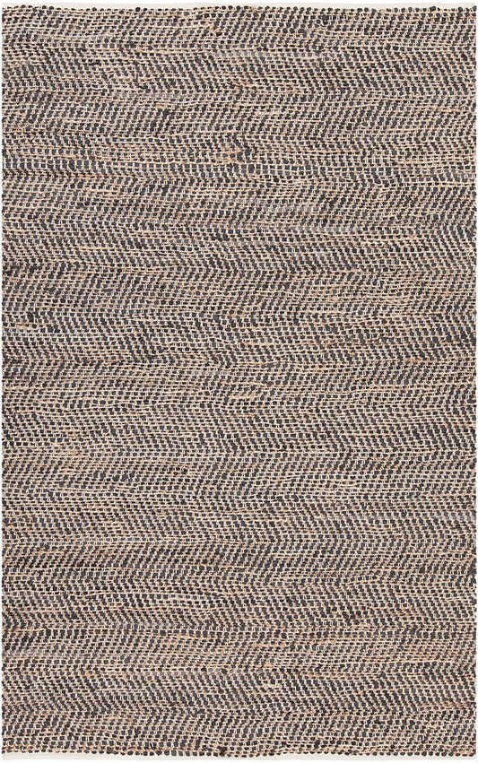 Chandra Tenola Ten37601 Black Solid Color Area Rug