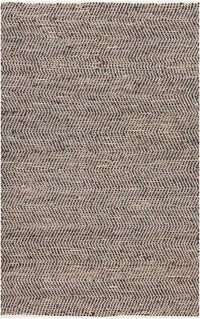 Chandra Tenola Ten37601 Black Solid Color Area Rug