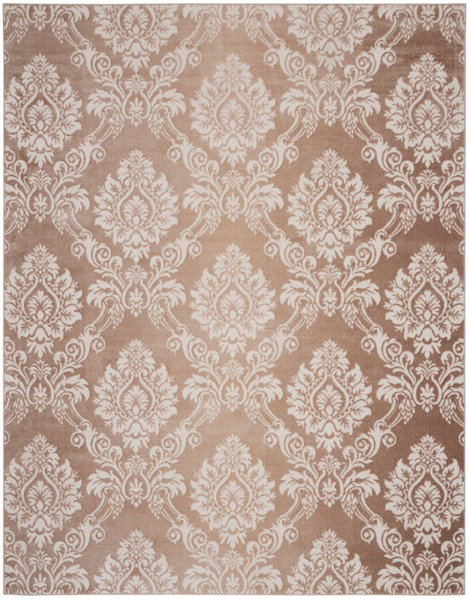 Nourison Elation Etn03 Ivory Mocha Area Rug