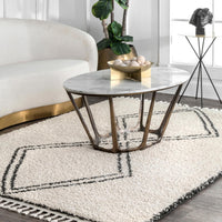 Nuloom Kiara Infinity Emblem Nki2926A Off White Area Rug