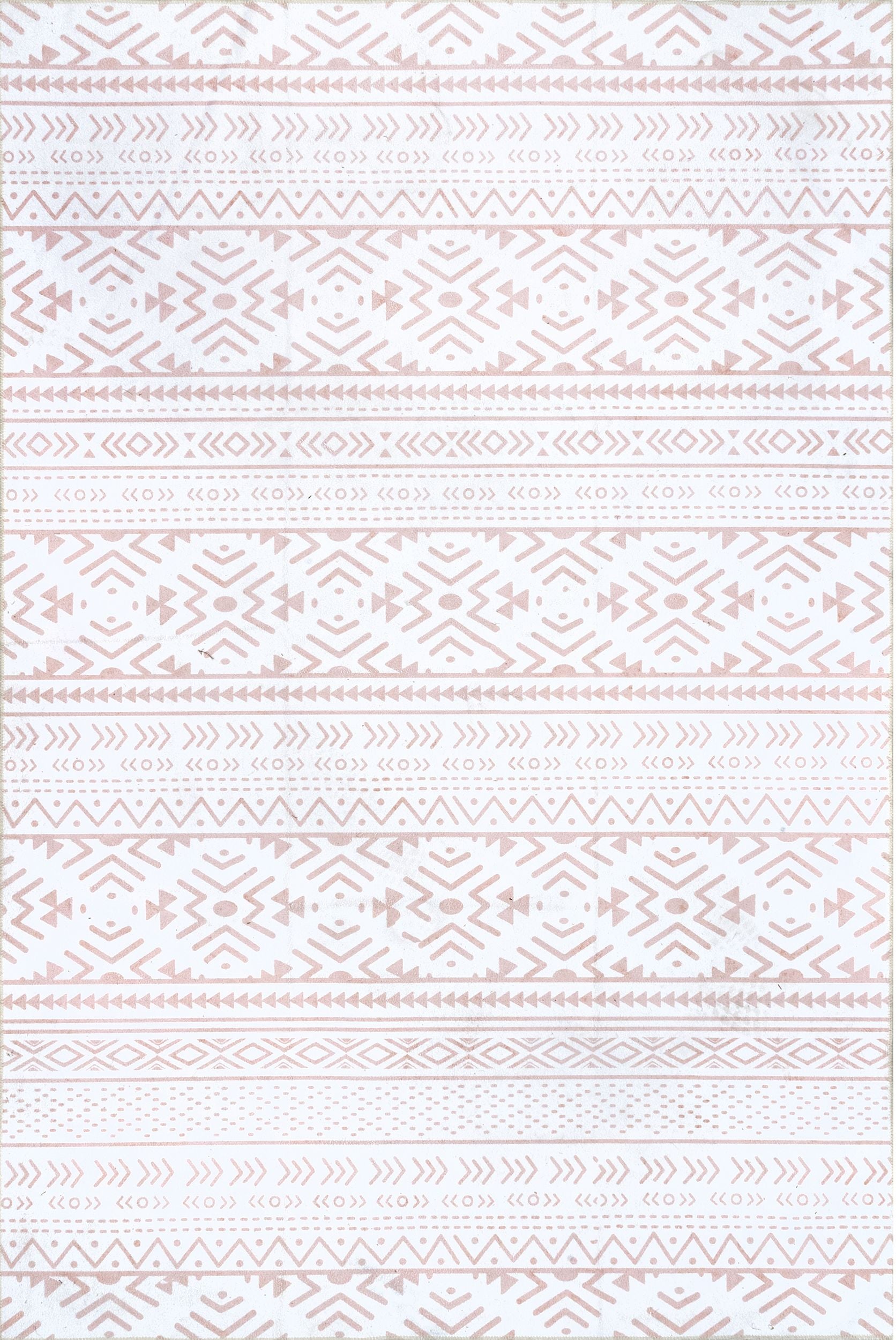 AreaRugs.com Wavaj Nwa1203B Pink Area Rug